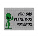 Ver imagem 1 de Tapete Capacho Não São Permitidos Humanos