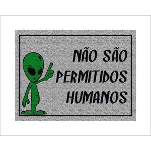 Tapete Capacho Não São Permitidos Humanos