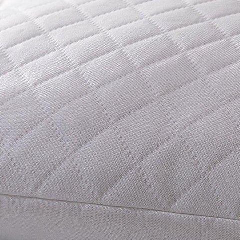 Protetor de Travesseiro Impermeável Jacquard Plus 100% Poliéster - Branco