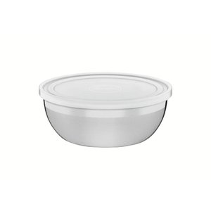 Pote Tramontina Freezinox Redondo em Aço Inox com Tampa Plástica 18 Cm 1,6 L