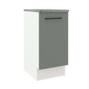 Ver imagem 1 de Balcão Madesa Agata 40cm 1 Porta Branco Cinza