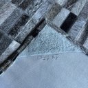 Ver imagem 3 de Tapete de couro cinza chumbo 1,00x1,50 s/b pç 3x9cm