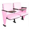 02 Cadeiras para Auditório com Prancheta Linha Viena Auditório Rosa - 1