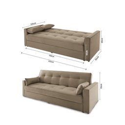 Sofá Cama Hidra 2,23m  - 3