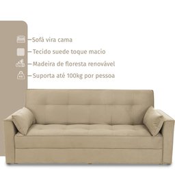 Sofá Cama Hidra 2,23m  - 5