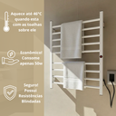 Ver imagem 4 de Toalheiro Termico Grande de Parede Branco 220v Larcant