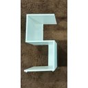 Ver imagem 3 de Mesa De Cabeceira Em S MDF branco 60x25x25 Montado Quarto