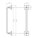 Ver imagem 7 de Kit De Acessório Quadrado Em Latão Rose Gold Fosco Para Banheiro 4 Peças HB-AK002RF Harmony Kit De A