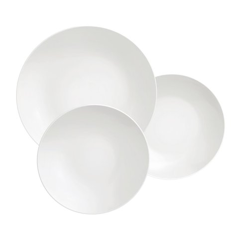 Jogo de Pratos de Porcelana 12 Peças Sophia Tramontina Sophia 12 Peças