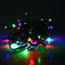 Ver imagem 1 de Cordão com 50 Lampadas de Led Formato Pequena Gota 5 Metros Fio Verde Escuro Colorido