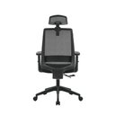 Ver imagem 6 de Cadeira de Escritório Presidente com Encosto Cor:preto