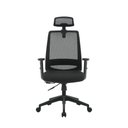 Ver imagem 1 de Cadeira de Escritório Presidente com Encosto Cor:preto