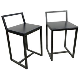 Mesa Prime 4 Cadeiras Quadrada BF Decor Prime Compacta Preto/Preto - 4