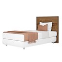 Ver imagem 2 de Cabeceira para Cama de Solteiro San Marino - Móveis Mademarcs Brauna