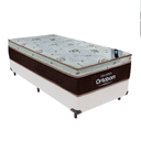 Ver imagem 1 de Cama Box Solteiro Branco e Colchão Sleep King Molas Ensacadas Ortobom