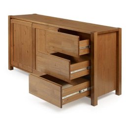 Conjunto Rack e Buffet Madeira Maciça Primavera Cabecasa Madeiramadeira - 8