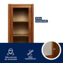 Ver imagem 6 de Conjunto Rack e Cristaleira Madeira Maciça Primavera CabeCasa MadeiraOriginals Marrom