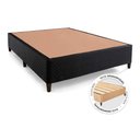 Ver imagem 1 de Cama Box Base Queen Clickbox Bordado Black (158x198x28) - Herval