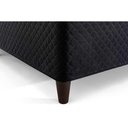 Ver imagem 4 de Cama Box Base Queen Clickbox Bordado Black (158x198x28) - Herval