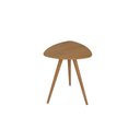 Ver imagem 1 de Mesa Lateral para Sala 52,5cm com Pés Torneados em Madeira Cor:louro