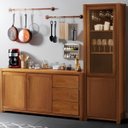 Ver imagem 1 de Conjunto Buffet e Cristaleira Madeira Maciça Primavera CabeCasa MadeiraOriginals