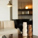 Ver mais imagens de Vasos de Cerâmica Contorno para Decoração Bege e Marrom Petra