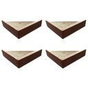 Ver imagem 1 de Kit 4 Pés de Madeira em L para Sofá 17cm - Mozzelar