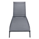 Ver imagem 2 de Espreguiçadeira Chaise Outdoor Externa Tamandaré Rivatti em Aluminio Tela Mesh Grafite com