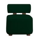 Ver imagem 3 de Poltrona Livi Escritório Bouclê Verde - Belliv Decor