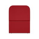 Ver imagem 1 de Cabeceira Estofada Solteiro Alana 90cm Suede Vermelho