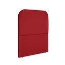 Ver imagem 2 de Cabeceira Estofada Solteiro Alana 90cm Suede Vermelho