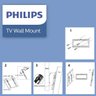 Suporte Parede VESA TV Monitor 26 a 55 Pol Preto Philips - 3