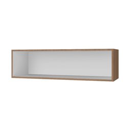 Armário Aéreo Geladeira Mara 2 Portas Savana Off White Moblis - 5