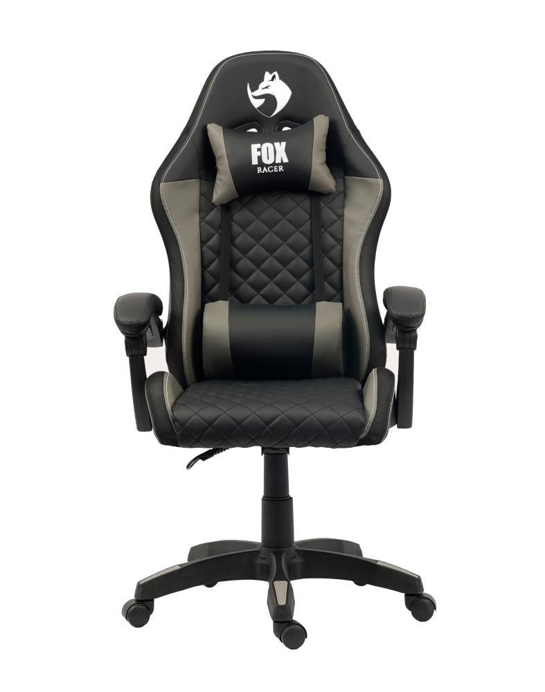 Cadeira Gamer Fox Vulpes, com Ajuste, Reclinável, com Almofadas, até 110kg, Cinza - 2
