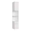 Ver imagem 2 de Módulo Mesa Cabeceira 2 Portas e 1 Gaveta Infinity Branco/Line