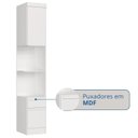 Ver imagem 5 de Módulo Mesa Cabeceira 2 Portas e 1 Gaveta Infinity Branco/Line