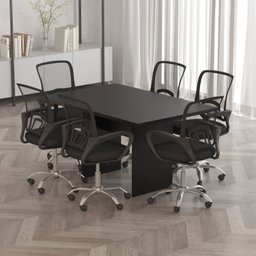 Mesa de Reunião para Escritório 90cm X 136cm - 2