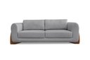 Ver imagem 5 de Sofá New 2 Lugares Linho Cinza Grafite 1.60m para Sala Bz Home Decor