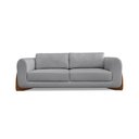 Ver imagem 5 de Sofá New 2 Lugares Linho Cinza Grafite 1.60m para Sala Bz Home Decor
