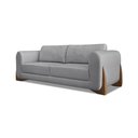 Ver imagem 4 de Sofá New 2 Lugares Linho Cinza Grafite 1.60m para Sala Bz Home Decor
