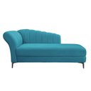 Ver imagem 1 de Divã Dani 1,40m Suede Azul Turquesa - Dominic Decor