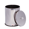 Lixeira Inox para Banheiro Cozinha Balcao 5 Litros com Tampa - 2