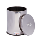 Ver imagem 2 de Lixeira Inox para Banheiro Cozinha Balcao 5 Litros com Tampa