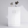 Armário Multiuso Organizador Lavanderia 2 Portas Smart Branco AJL STORE Armario Multiuso - 5