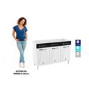 Ver imagem 4 de Balcão De Cozinha Aço Triplo Telasul Star New Preto P/ Pia
