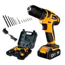 Ver imagem 4 de Parafusadeira e Furadeira À Bateria Wap 12v Kit 13 Acessórios Bivolt - Bpf-12k3