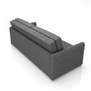 Ver mais imagens de Sofá-cama Decorativo Retrátil Thanos 2 Lugares 192cm Linho Grafite G45 - Gran Belo