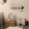 Adesivo de Parede Foda-se On/Off Meu Adesivo MT500 - 1