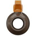 Ver imagem 3 de Registro Esfera Soldável com União Vs Pvc Marrom Canos Tubos Água Fria de 1/2” Polegadas 20mm