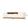 Rack para Tv até 86 Polegadas Domus 3 Portas Cinamomo/off White - Henn - 4